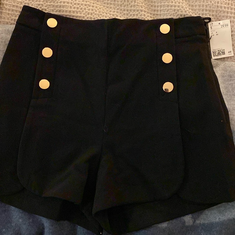 H&M Sailor Button Shorts